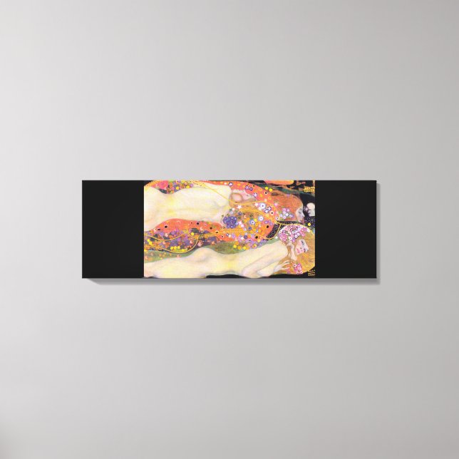 Gustav Klimts Vatten-serpents II (1907) Canvas Pri (Framsida)
