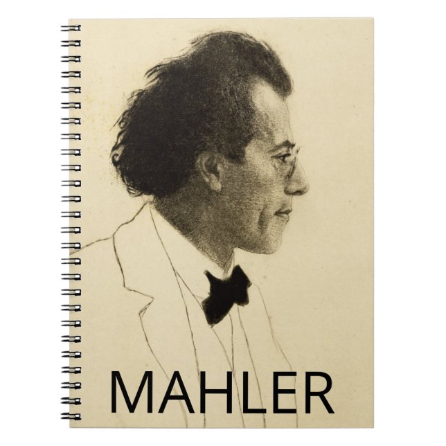 Gustav Mahler (1902, porträtt) Anteckningsbok (Framsidan)