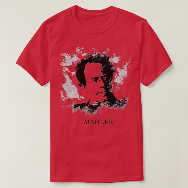 Gustav Mahler (2)  T Shirt (Design framsida)
