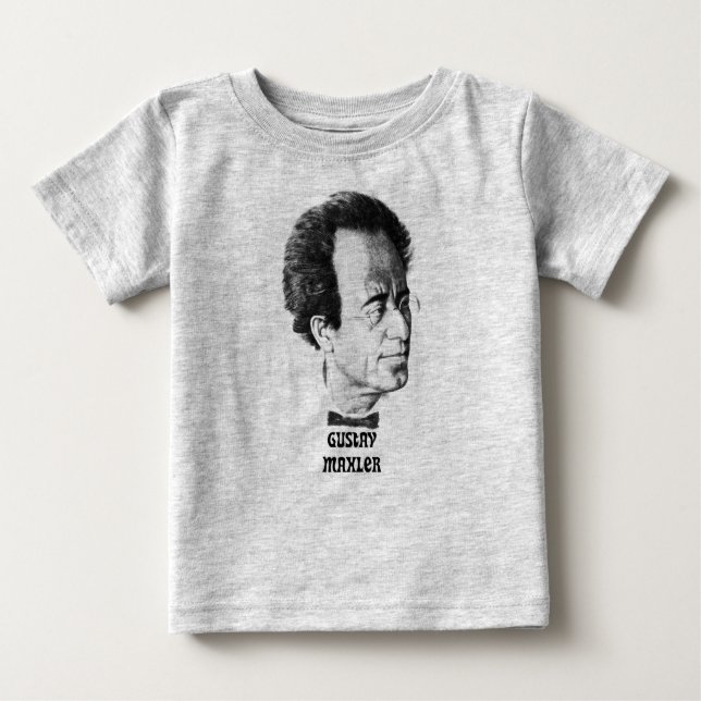 Gustav Mahler baby T T-shirt (Framsida)