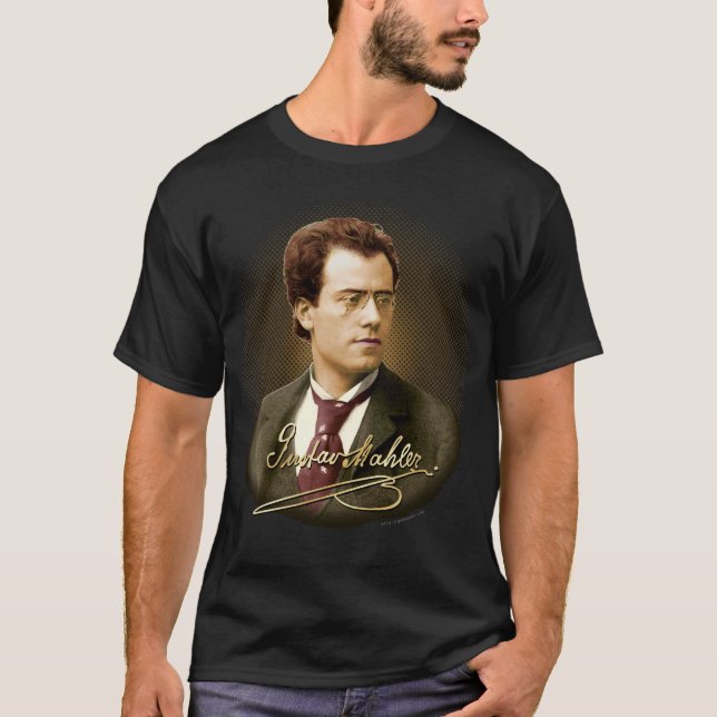 Gustav Mahler häfte T-shirt (Framsida)