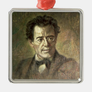 Gustav Mahler Julgransprydnad Metall