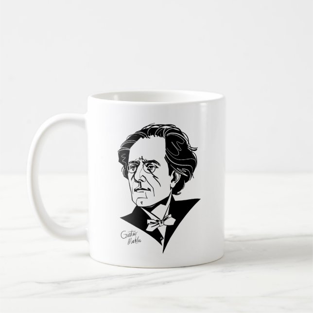 Gustav Mahler Kaffemugg (Vänster)