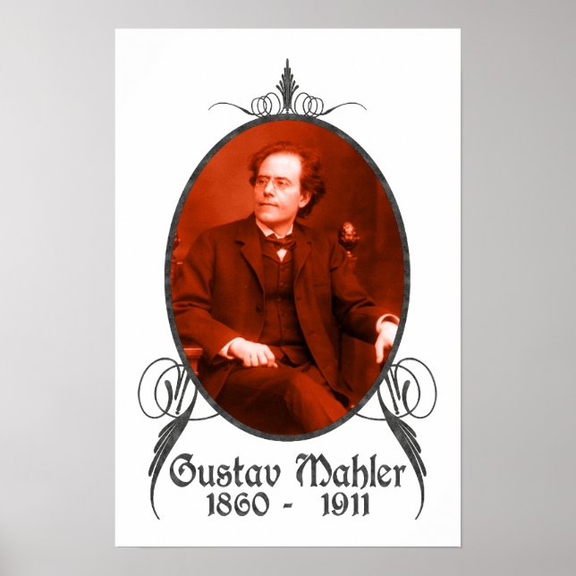 Gustav Mahler Poster (Framsidan)
