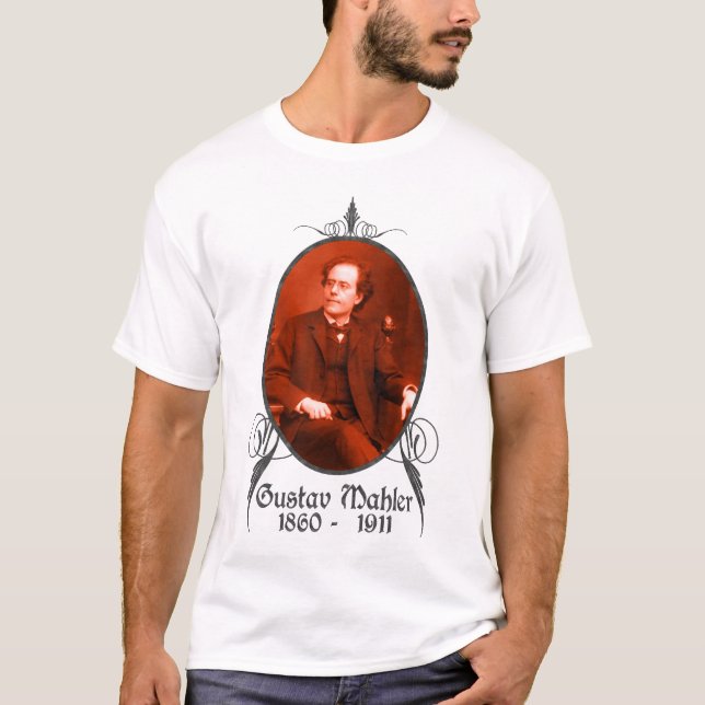 Gustav Mahler T Shirt (Framsida)