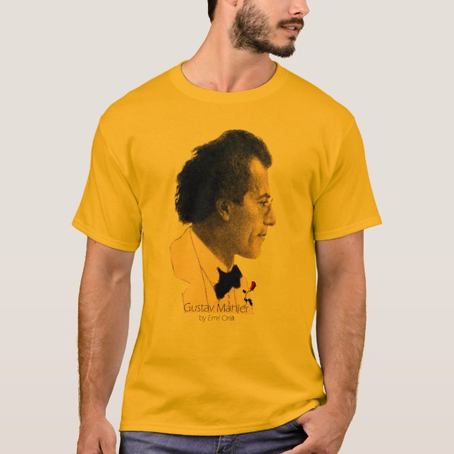 Gustav Mahler T-Shirt (Framsida)