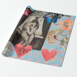 GUSTAV MUNCH ’KISS’ WRAPPP PAPPER PRESENTPAPPER
