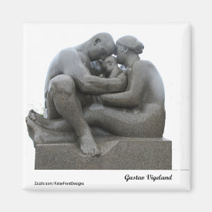 Gustav Vigeland skulptur - Oslo, norge - magnet