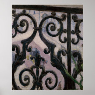 Gustave Cailebotte   Visa från en Balkony Poster