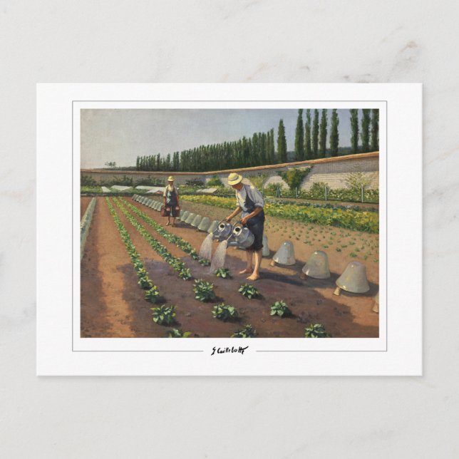 Gustave Caillebotte #137 - Fin konst Vykort (Framsida)
