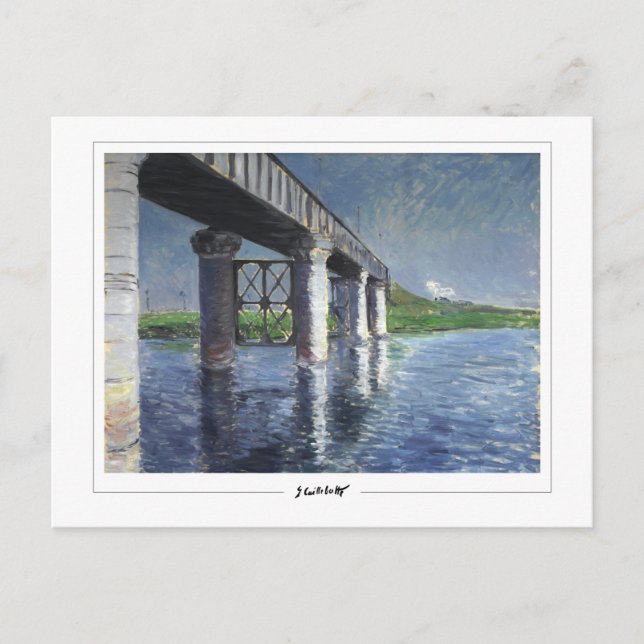 Gustave Caillebotte #13 - Konst Vykort (Framsida)