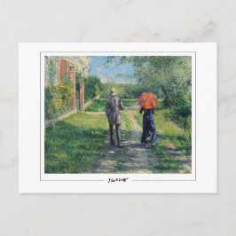Gustave Caillebotte #14 - Finkonst Postkort Vykort