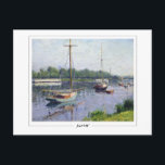 Gustave Caillebotte #170 - Konst Vykort<br><div class="desc">Gustave Caillebotte - hamnen i Argentina 1882. Art & namnteckning vykort nr 170 av The Zedign House. Mer bilder och design från Gustave Caillebotte - Paintings & Teckning finns på https://books.zedign.com/zas/144.html</div>