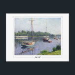 Gustave Caillebotte #170 - Konst Vykort<br><div class="desc">Gustave Caillebotte - hamnen i Argentina 1882. Art & namnteckning vykort nr 170 av The Zedign House. Mer bilder och design från Gustave Caillebotte - Paintings & Teckning finns på https://books.zedign.com/zas/144.html</div>