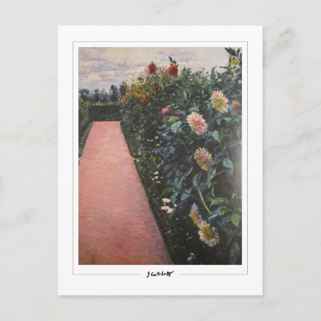 Gustave Caillebotte #181 - Fin konst Vykort (Framsida)
