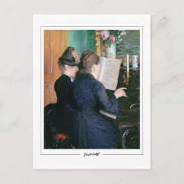 Gustave Caillebotte #207 - vykort för konst