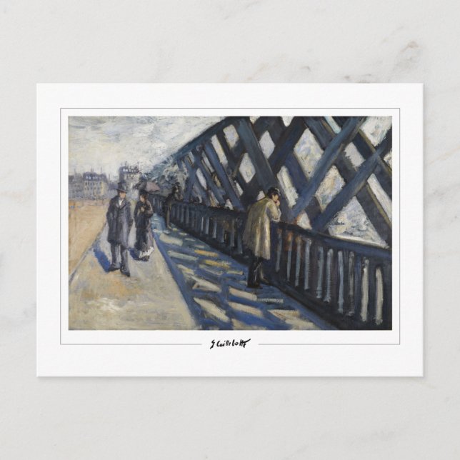 Gustave Caillebotte #298 - Fin konst Vykort (Framsida)