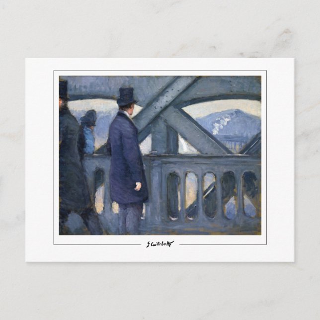 Gustave Caillebotte #381 - vykort för konst (Framsida)