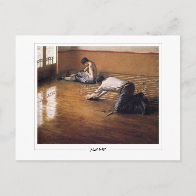 Gustave Caillebotte #39 - Finkonstkort Vykort (Framsida)