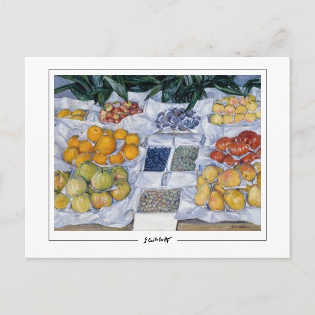 Gustave Caillebotte #5 - vykort för konst (Framsida)