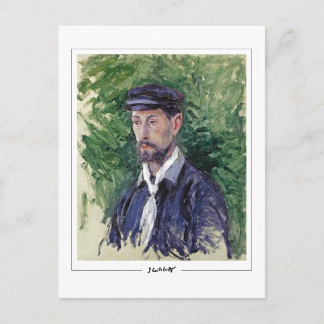 Gustave Caillebotte #82 - Finkonst Postkort Vykort (Framsida)