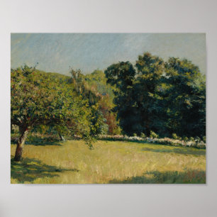 Gustave Caillebotte - A Garden i Trouville Poster
