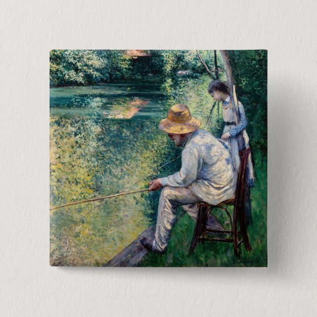 Gustave Caillebotte - Angling Knapp (Framsida)