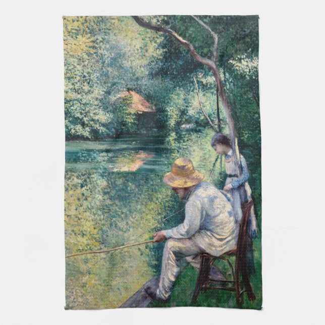 Gustave Caillebotte - Angling Kökshandduk (Vertikal)