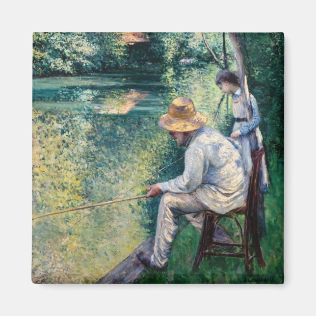 Gustave Caillebotte - Angling Magnet (Framsidan)