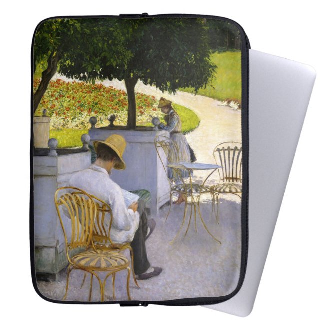 Gustave Caillebotte - Apelsinträden Laptop Fodral (Skapare uppladdad)