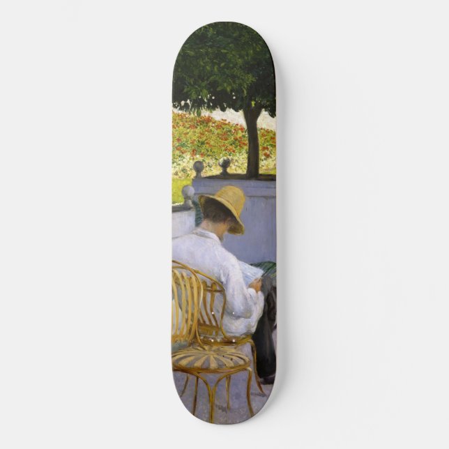 Gustave Caillebotte - Apelsinträden Mini Skateboard Bräda 18,5 Cm (Framsida)