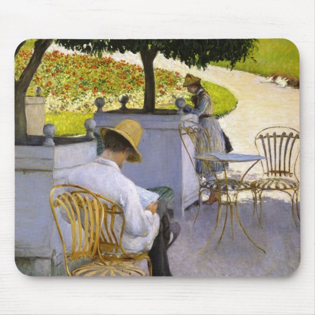 Gustave Caillebotte - Apelsinträden Musmatta (Framsidan)