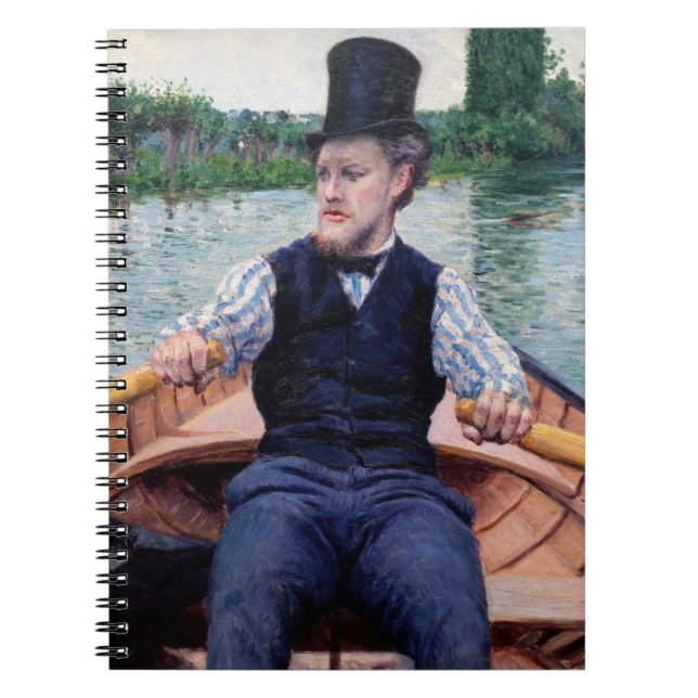 Gustave Caillebotte - Båtutflykt Anteckningsbok (Framsidan)