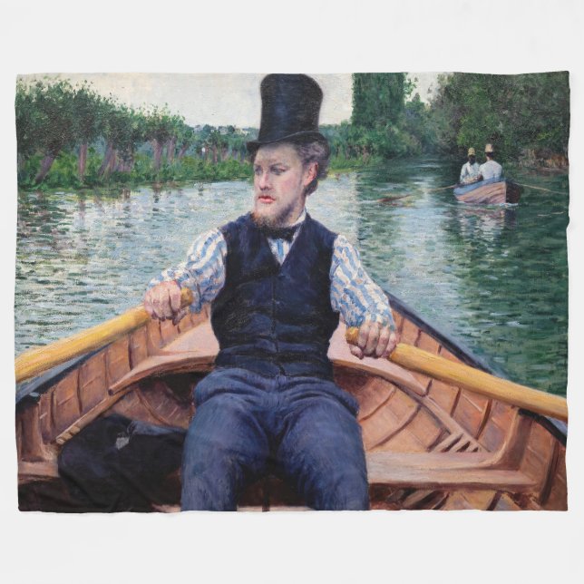 Gustave Caillebotte - Båtutflykt Fleecefilt (Framsidan (Horisontell))