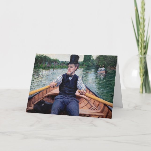 Gustave Caillebotte - Båtutflykt Kort (Framsida)