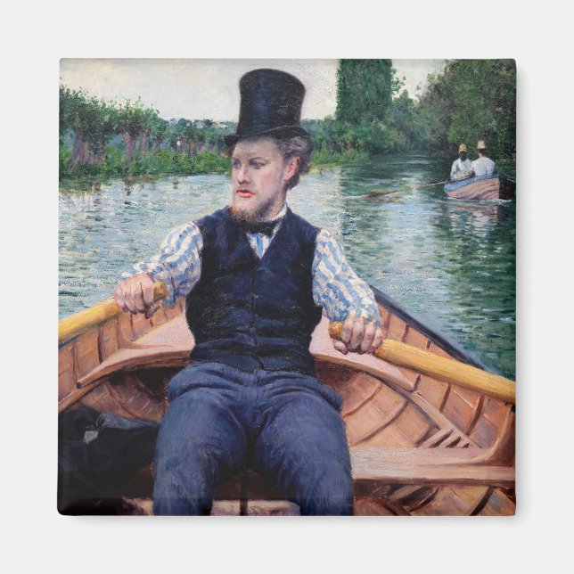 Gustave Caillebotte - Båtutflykt Magnet (Framsidan)