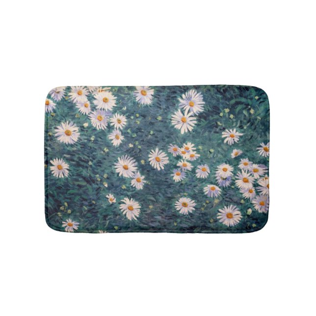 Gustave Caillebotte - Bed of Daisys, Detail Badrumsmatta (Framsidan)