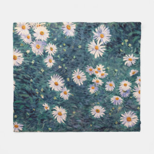 Gustave Caillebotte - Bed of Daisys, Detail Fleecefilt