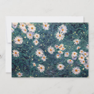 Gustave Caillebotte - Bed of Daisys, Detail Inbjudningar