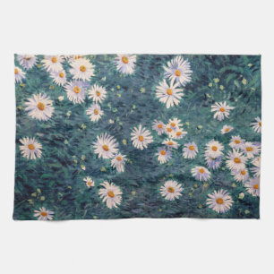 Gustave Caillebotte - Bed of Daisys, Detail Kökshandduk