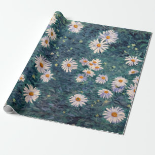 Gustave Caillebotte - Bed of Daisys, Detail Presentpapper
