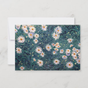 Gustave Caillebotte - Bed of Daisys, Detail Tack Kort