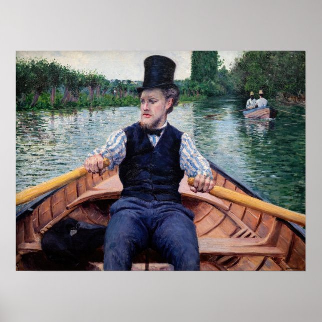 Gustave Caillebotte - Boating Party Poster (Framsidan)
