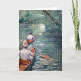 Gustave Caillebotte - Canoes på Yerres Kort