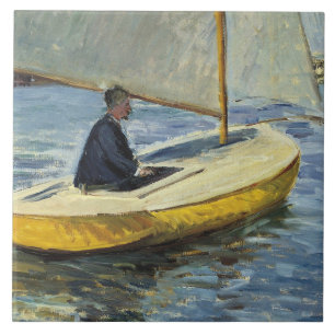 Gustave Caillebotte - det gula fartyget Kakelplatta