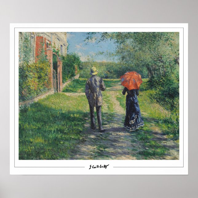 Gustave Caillebotte finkonst #14 Poster (Framsidan)