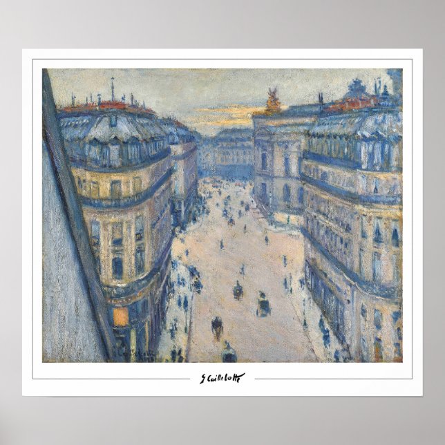 Gustave Caillebotte Finkonst #289 Poster (Framsidan)
