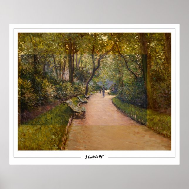 Gustave Caillebotte finkonst #74 Poster (Framsidan)
