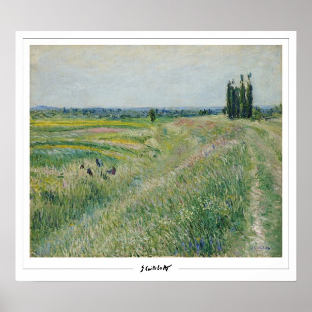Gustave Caillebotte Finkonst #91 Poster (Framsidan)