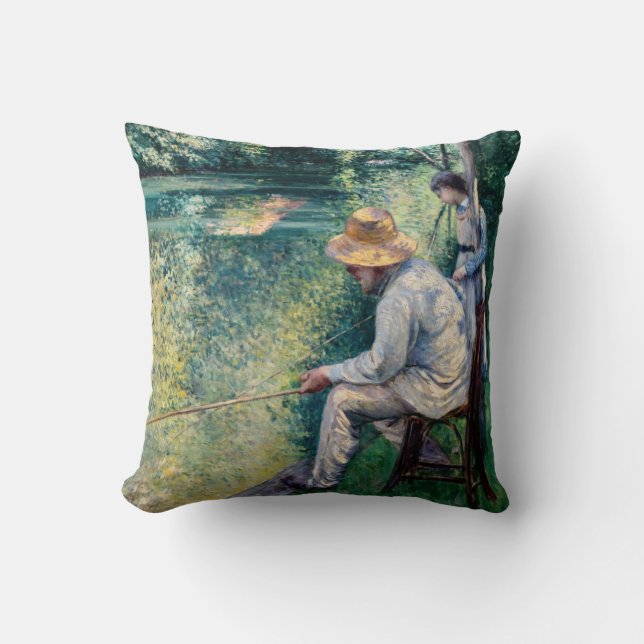 Gustave Caillebotte - Fiske Kudde (Framsida)